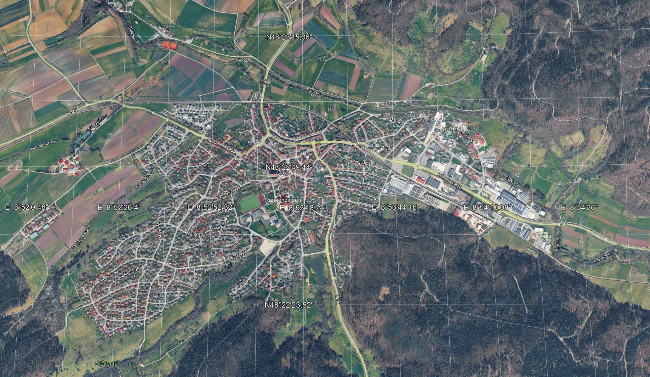 Ansicht Nord-Süd
